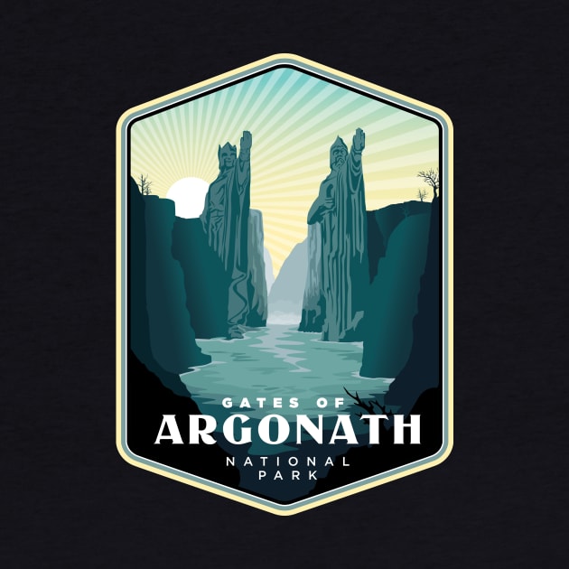 Gates of Argonath National Park by MindsparkCreative